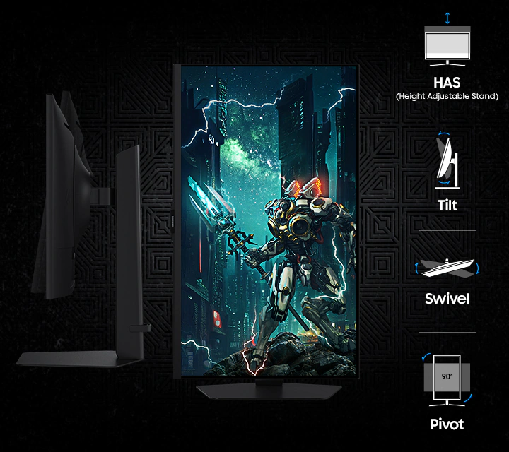Màn Hình Gaming Odyssey G7 G70F 4K 180Hz 27"