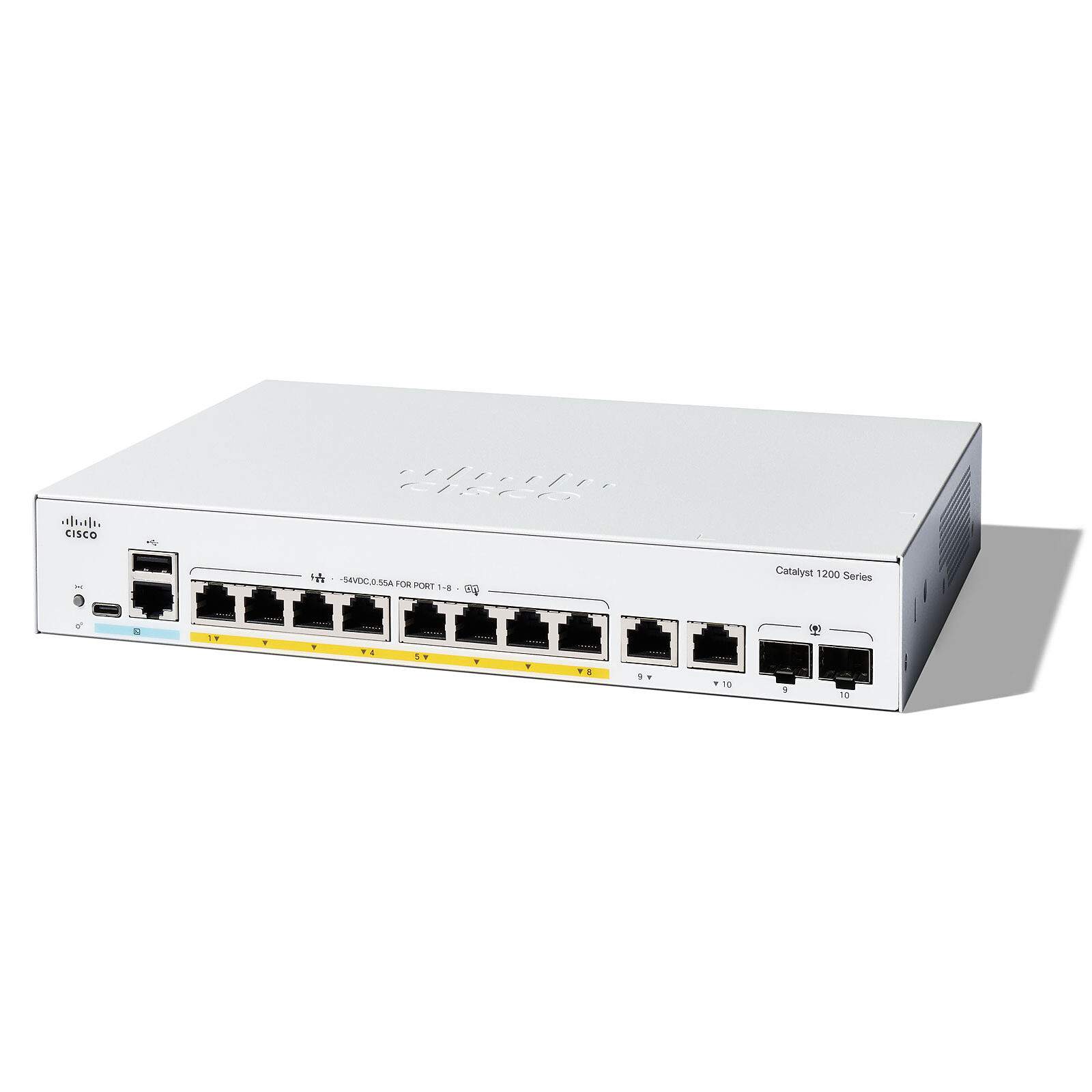 Cisco C1200-8FP-2G – Switch 8 Cổng Gigabit PoE+ 120W Cisco C1200-8FP-2G – Switch 8 Cổng Gigabit PoE+ 120W Chính Hãng