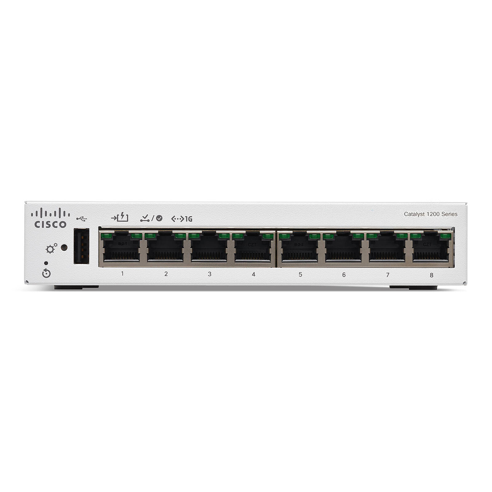 Switch Cisco Catalyst C1200-8T-D 8-Port GE, Desktop, Ext PS C1200-8T-D