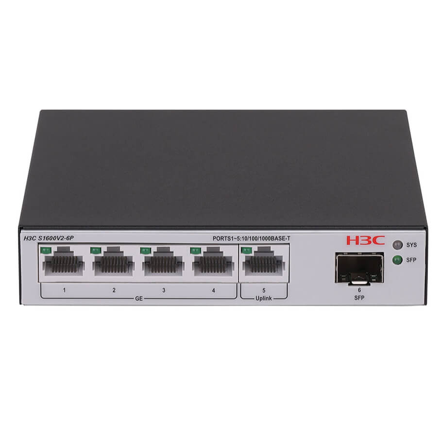 Switch H3C LS-1600V2-6P-GL — LS-1600V2-6P-GL