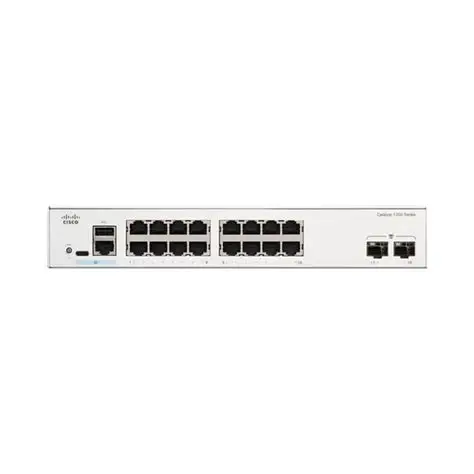 Cisco C1200-16T-2G – Switch 16 Cổng Gigabit 2 SFP Cisco Catalyst C1200-16T-2G – Switch Smart Managed 16 Cổng Gigabit Ethernet, 2 Cổng SFP