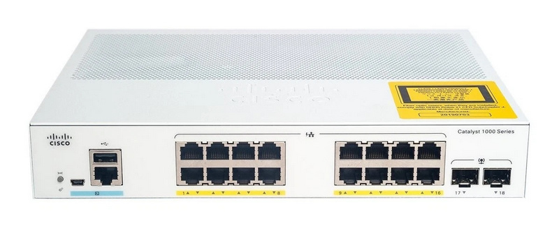 Cisco C1200-16P-2G – Switch 16 Cổng Gigabit PoE+ 120W Cisco Catalyst C1200-16P-2G – Switch Smart Managed 16 Cổng Gigabit PoE+ 120W, 2 Cổng SFP